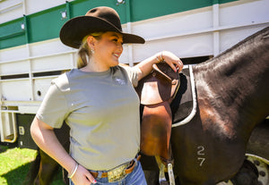 Dusty Belle Green Tee