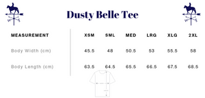 Dusty Belle Indigo Tee