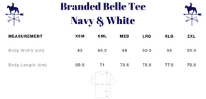 Branded Belle White Tee