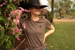 Dusty Belle Chocolate Tee