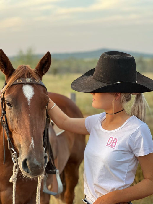 Branded Belle White Tee