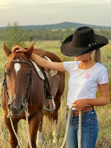 Branded Belle White Tee